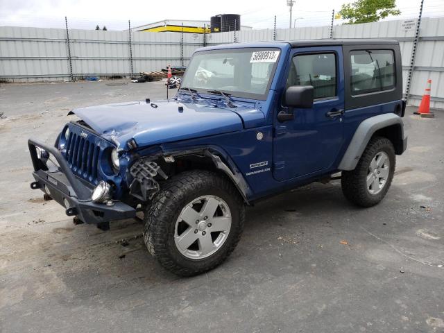 1J4AA2D17AL218866 - 2010 JEEP WRANGLER SPORT BLUE photo 1