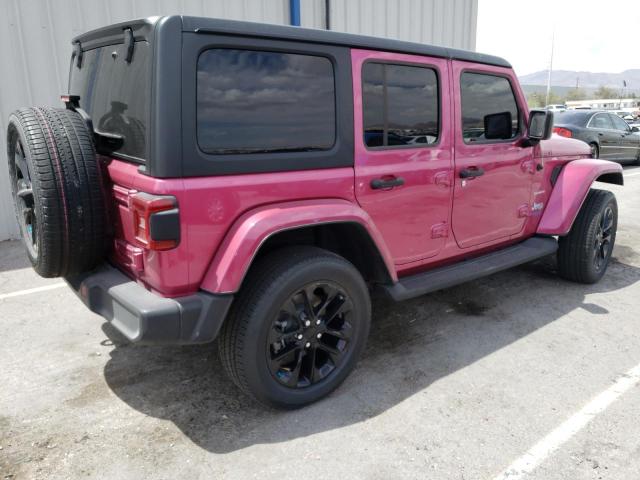 1C4JJXP60NW103007 - 2022 JEEP WRANGLER U SAHARA 4XE PINK photo 3