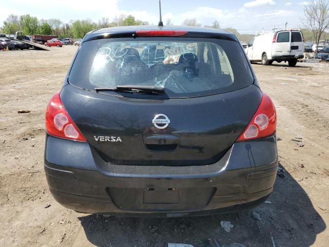 3N1BC1CP7AL388589 - 2010 NISSAN VERSA S BLACK photo 6