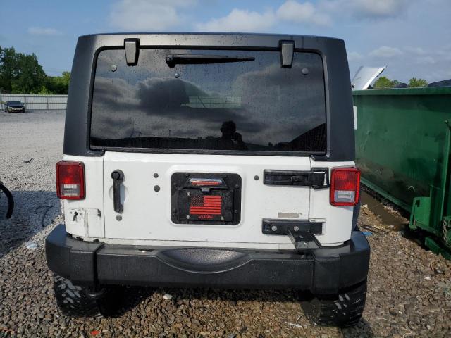 1C4AJWAG7DL588001 - 2013 JEEP WRANGLER SPORT WHITE photo 6