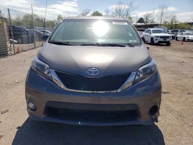 5TDXK3DCXES479868 - 2014 TOYOTA SIENNA SPORT GRAY photo 5