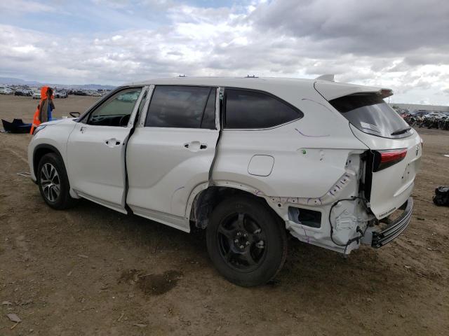 5TDHZRAH8MS045417 - 2021 TOYOTA HIGHLANDER XLE WHITE photo 2