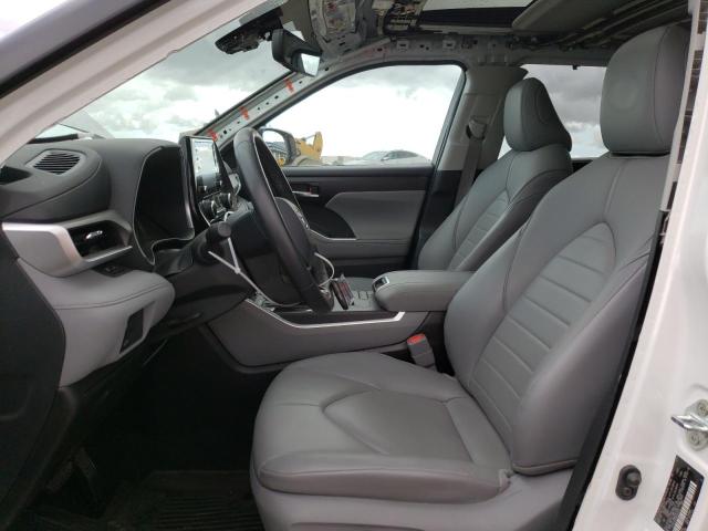 5TDHZRAH8MS045417 - 2021 TOYOTA HIGHLANDER XLE WHITE photo 7