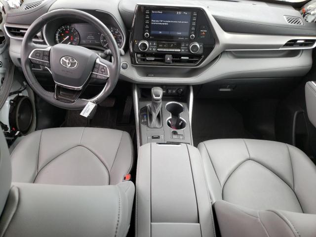 5TDHZRAH8MS045417 - 2021 TOYOTA HIGHLANDER XLE WHITE photo 8
