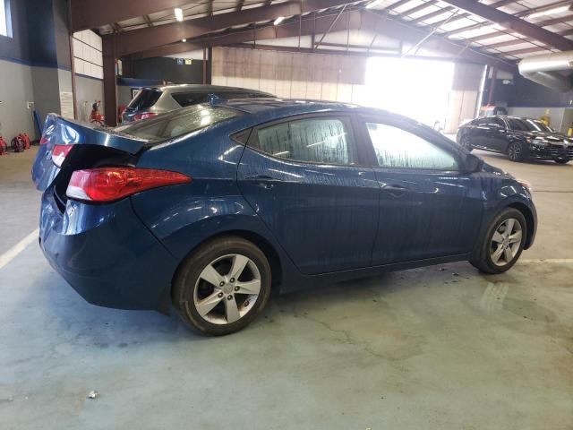 KMHDH4AE3DU957308 - 2013 HYUNDAI ELANTRA GLS BLUE photo 3