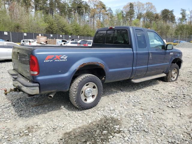 1FTSX21515EA14753 - 2005 FORD F250 SUPER DUTY BLUE photo 3