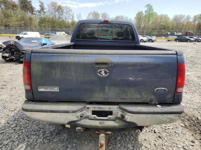 1FTSX21515EA14753 - 2005 FORD F250 SUPER DUTY BLUE photo 6