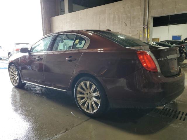 1LNHL9DR0AG602683 - 2010 LINCOLN MKS MAROON photo 2