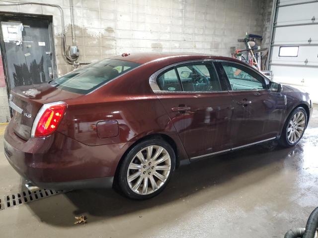 1LNHL9DR0AG602683 - 2010 LINCOLN MKS MAROON photo 3