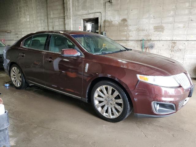 1LNHL9DR0AG602683 - 2010 LINCOLN MKS MAROON photo 4