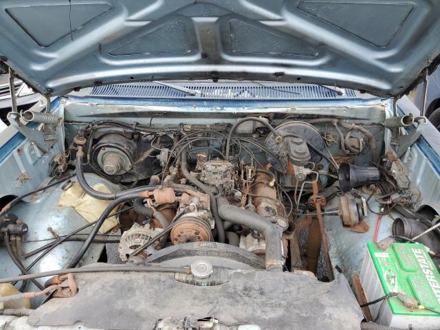 3B4GW12W8HM710175 - 1987 DODGE RAMCHARGER AW-100 BLUE photo 12