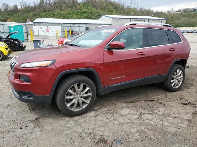 1C4PJMDB4FW605207 - 2015 JEEP CHEROKEE LIMITED RED photo 1