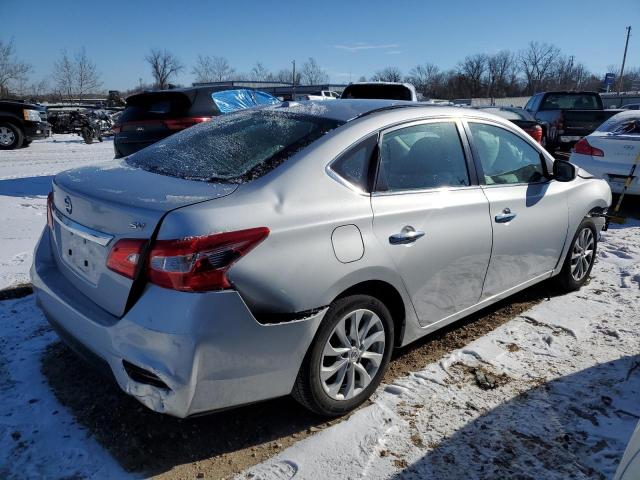 3N1AB7AP7KL623983 - 2019 NISSAN SENTRA S SILVER photo 3