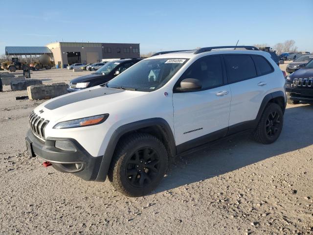 1C4PJMBS9FW591615 - 2015 JEEP CHEROKEE TRAILHAWK WHITE photo 1