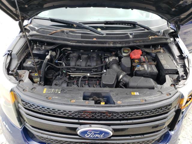 1FM5K8AR1DGA26692 - 2013 FORD EXPLORER POLICE INTERCEPTOR BLUE photo 12