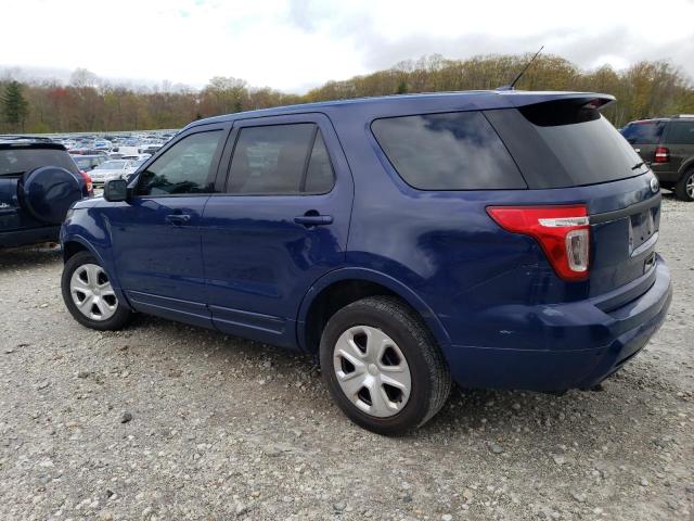 1FM5K8AR1DGA26692 - 2013 FORD EXPLORER POLICE INTERCEPTOR BLUE photo 2