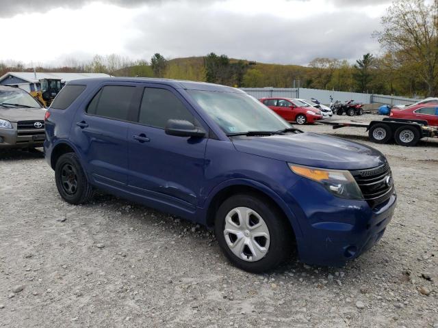 1FM5K8AR1DGA26692 - 2013 FORD EXPLORER POLICE INTERCEPTOR BLUE photo 4