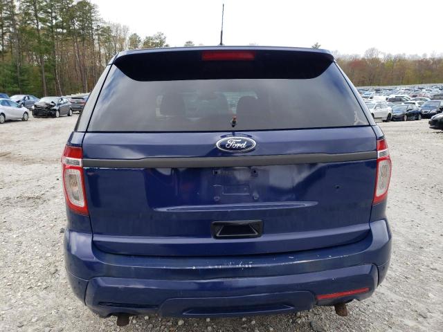 1FM5K8AR1DGA26692 - 2013 FORD EXPLORER POLICE INTERCEPTOR BLUE photo 6