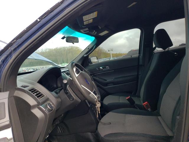 1FM5K8AR1DGA26692 - 2013 FORD EXPLORER POLICE INTERCEPTOR BLUE photo 7