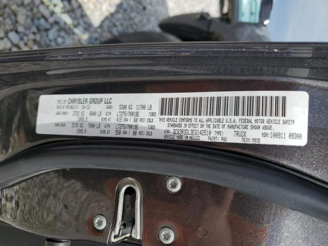 3C63R3DL3EG142510 - 2014 RAM 3500 SLT BLACK photo 13