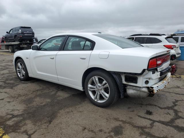 2B3CM5CT2BH598287 - 2011 DODGE CHARGER R/T WHITE photo 2