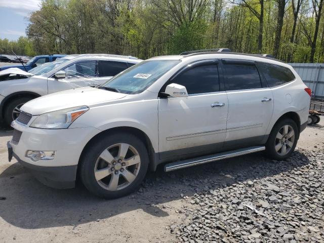 1GNKVLED5BJ148334 - 2011 CHEVROLET TRAVERSE LTZ WHITE photo 1