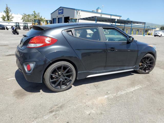 KMHTC6AE4FU218182 - 2015 HYUNDAI VELOSTER TURBO BLACK photo 3