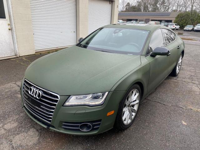 WAUWMAFC2EN041758 - 2014 AUDI A7 PREMIUM PLUS GREEN photo 1