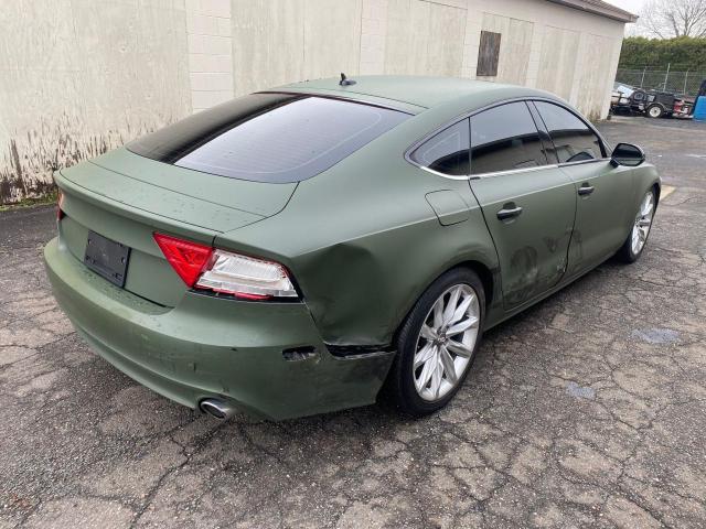 WAUWMAFC2EN041758 - 2014 AUDI A7 PREMIUM PLUS GREEN photo 3