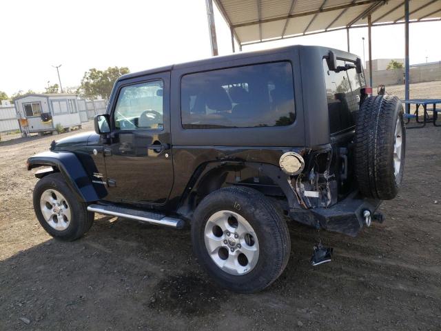 1C4GJWBG9DL502311 - 2013 JEEP WRANGLER SAHARA BLACK photo 2