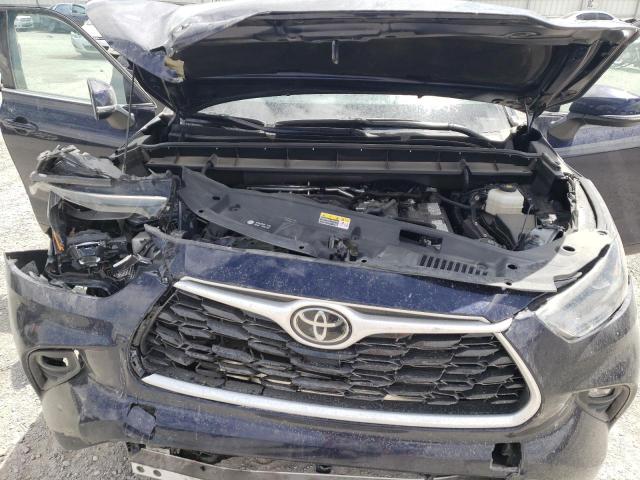 5TDHZRAH4NS090405 - 2022 TOYOTA HIGHLANDER XLE Mavi foto 12