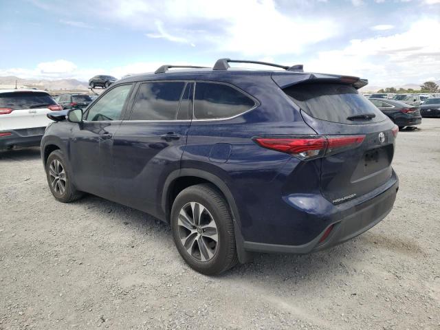 5TDHZRAH4NS090405 - 2022 TOYOTA HIGHLANDER XLE Mavi foto 2