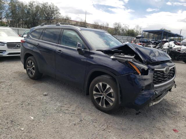 5TDHZRAH4NS090405 - 2022 TOYOTA HIGHLANDER XLE Mavi foto 4