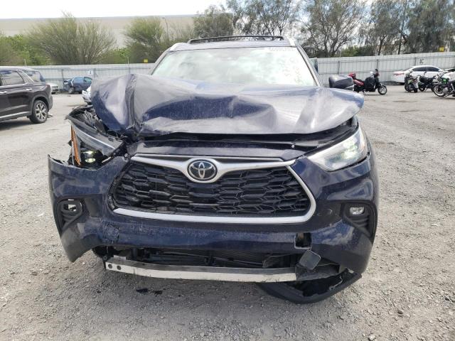 5TDHZRAH4NS090405 - 2022 TOYOTA HIGHLANDER XLE Mavi foto 5