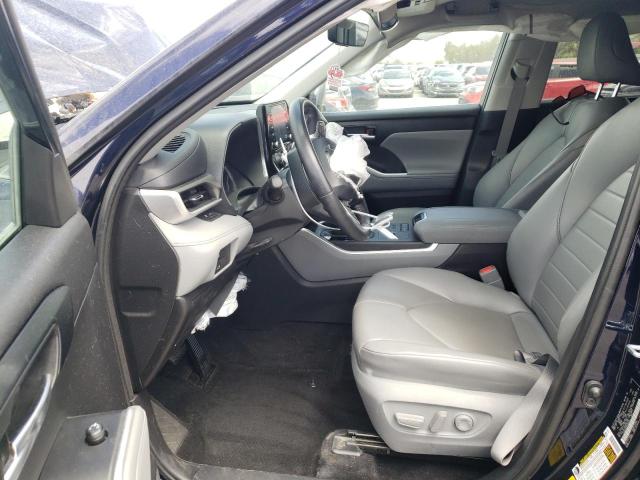 5TDHZRAH4NS090405 - 2022 TOYOTA HIGHLANDER XLE Mavi foto 7