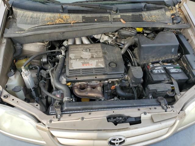 4T3ZF13C42U493133 - 2002 TOYOTA SIENNA LE GOLD photo 12