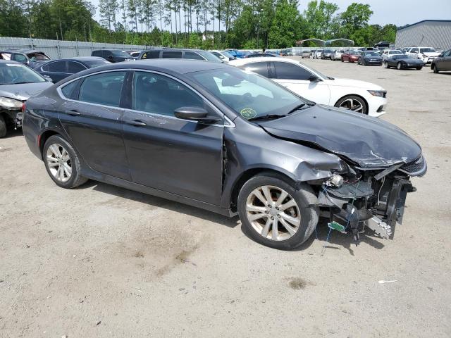 1C3CCCAB3FN758484 - 2015 CHRYSLER 200 LIMITED GRAY photo 4