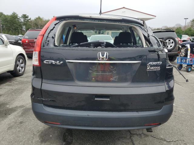 5J6RM4H35CL025555 - 2012 HONDA CR-V LX BLACK photo 6