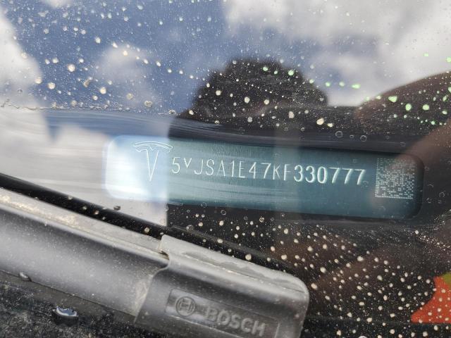 5YJSA1E47KF330777 - 2019 TESLA MODEL S 灰色 照片 12