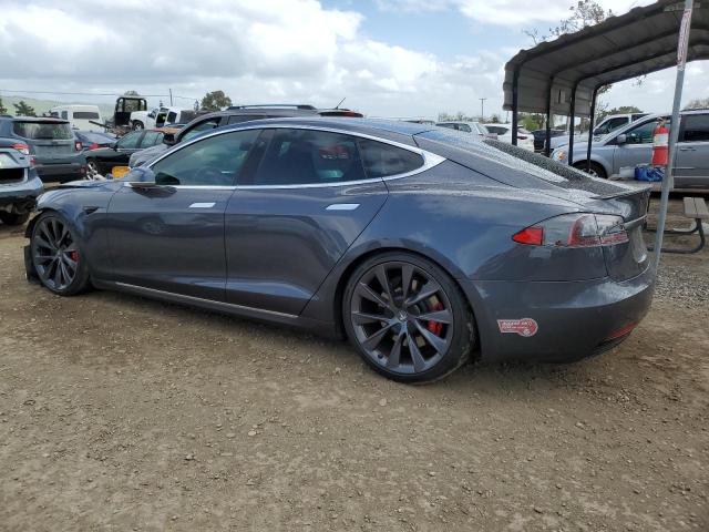 5YJSA1E47KF330777 - 2019 TESLA MODEL S 灰色 照片 2