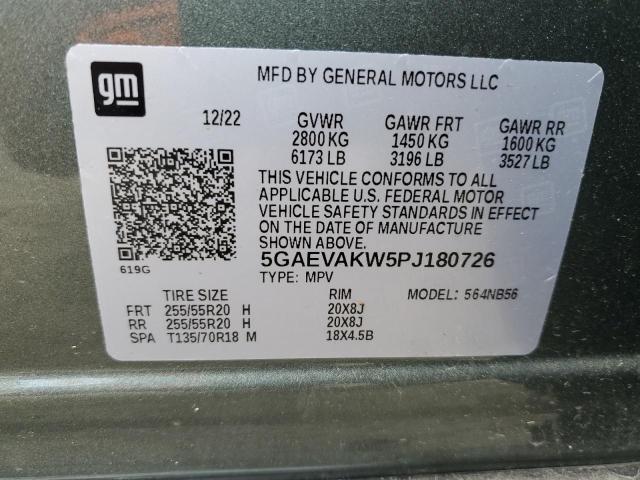 5GAEVAKW5PJ180726 - 2023 BUICK ENCLAVE ESSENCE 绿色 照片 14