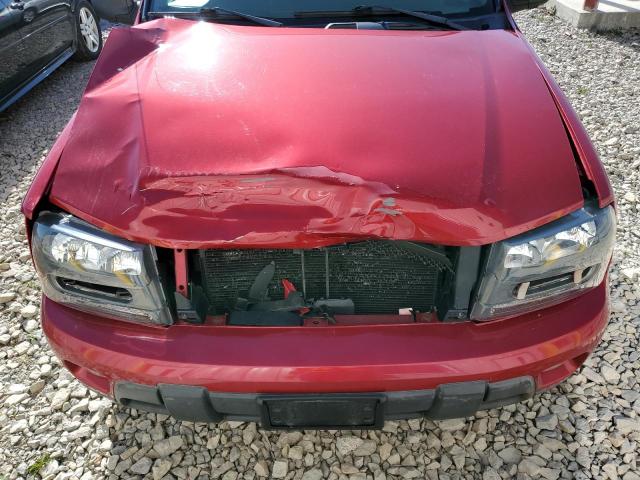 1GNDT13S542126030 - 2004 CHEVROLET TRAILBLAZE LS RED photo 11