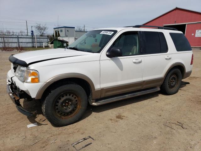 1FMDU74WX3UA19015 - 2003 FORD EXPLORER EDDIE BAUER WHITE photo 1