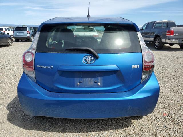 JTDKDTB3XC1504799 - 2012 TOYOTA PRIUS C BLUE photo 6