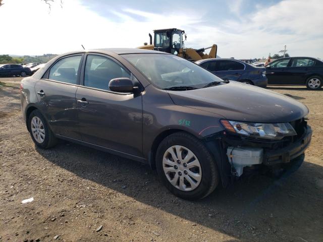 KNAFU4A24D5718632 - 2013 KIA FORTE EX BROWN photo 4