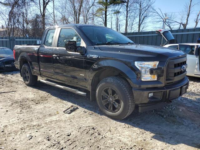 1FTEX1EP5HFA38927 - 2017 FORD F150 SUPER CAB BLACK photo 4