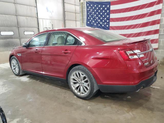 1FAHP2F98EG117524 - 2014 FORD TAURUS LIMITED RED photo 2