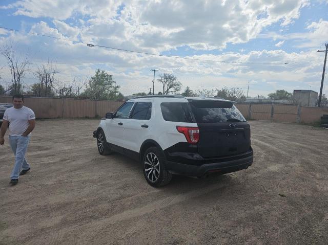 1FM5K8AR9JGA99885 - 2018 FORD EXPLORER POLICE INTERCEPTOR WHITE photo 3