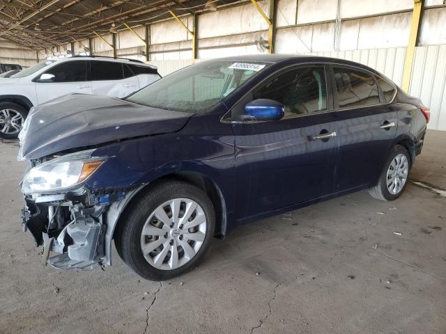 3N1AB7APXKY392712 - 2019 NISSAN SENTRA S BLUE photo 1