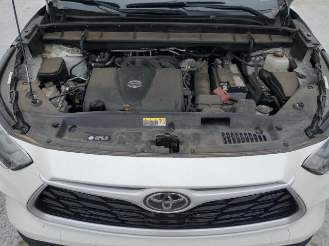 5TDGZRAH9MS051674 - 2021 TOYOTA HIGHLANDER XLE WHITE photo 12
